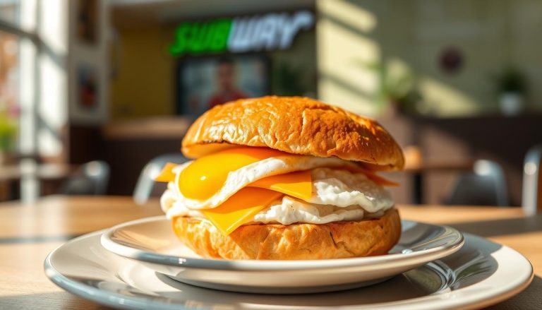 subway breakfast menu