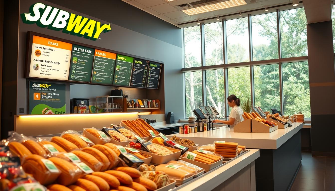 subway gluten free menu
