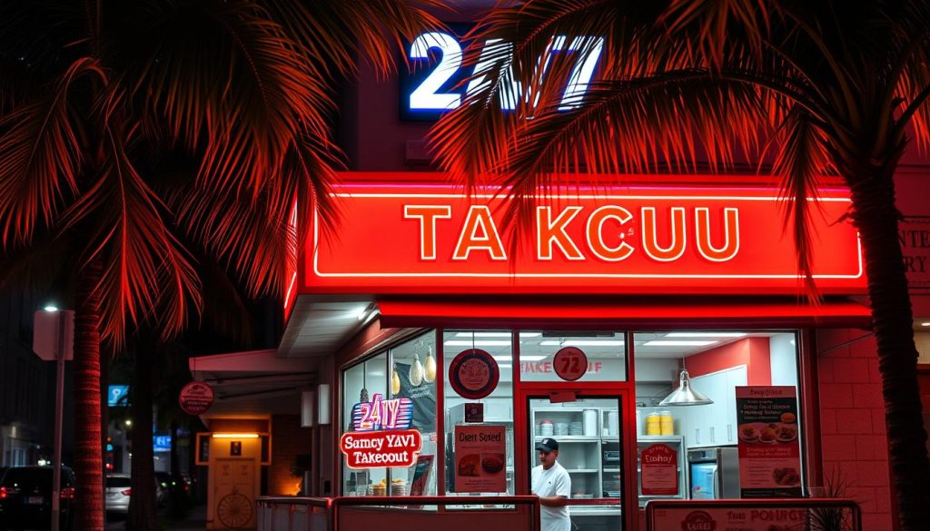 24/7 takeout restaurant
