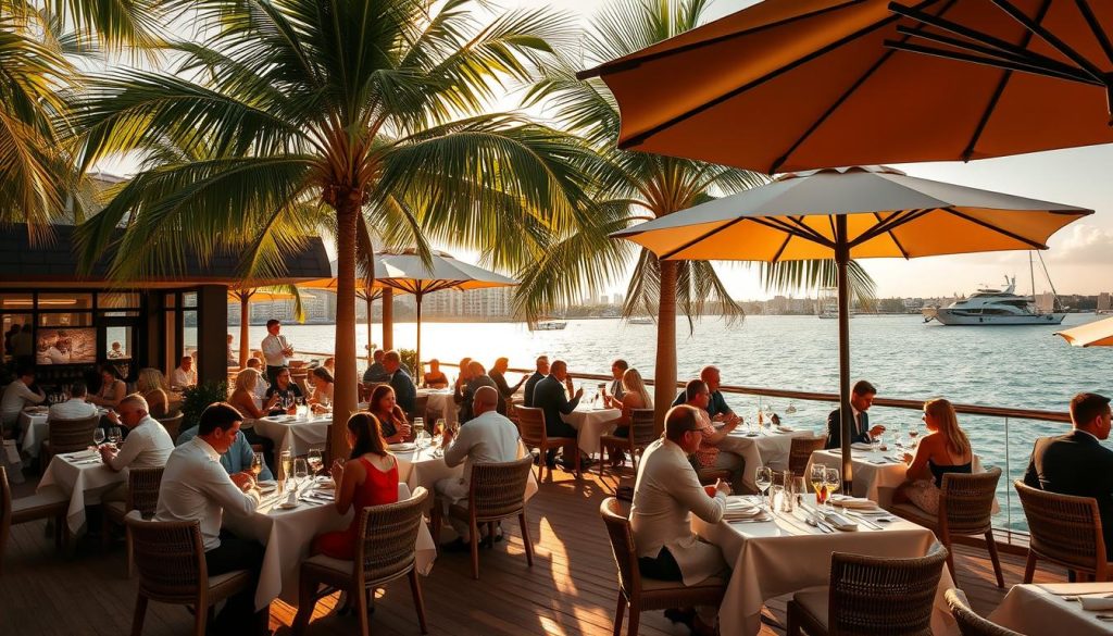 Waterfront dining Brickell at La Mar