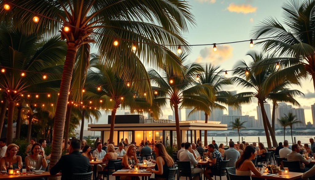 best outdoor restaurants Miami