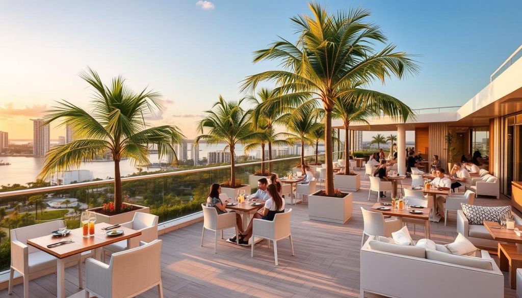 best rooftop dining in Miami