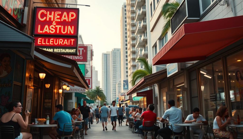 cheap restaurant Miami