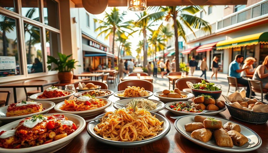 diverse greek menus