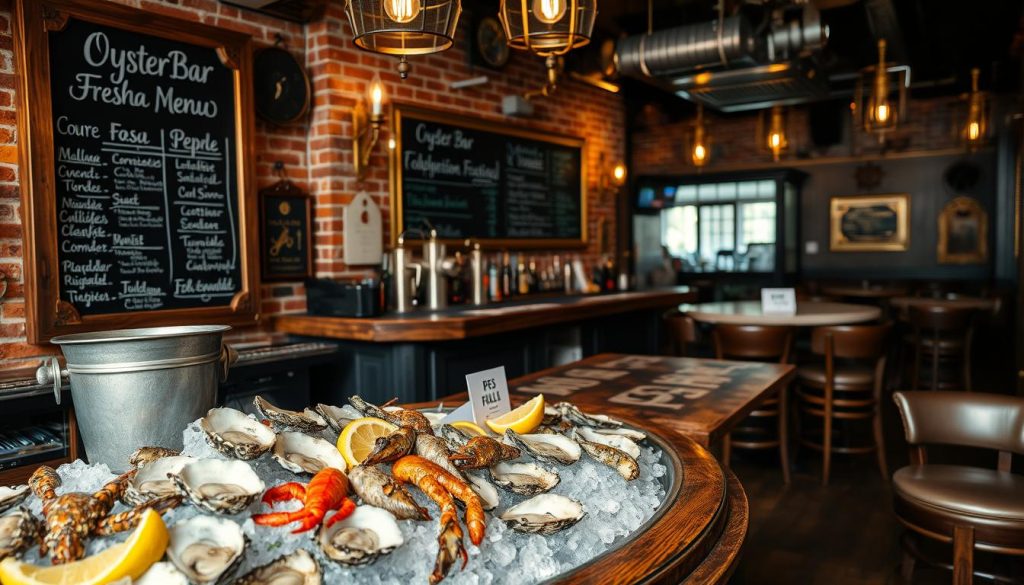 fresh seafood menu