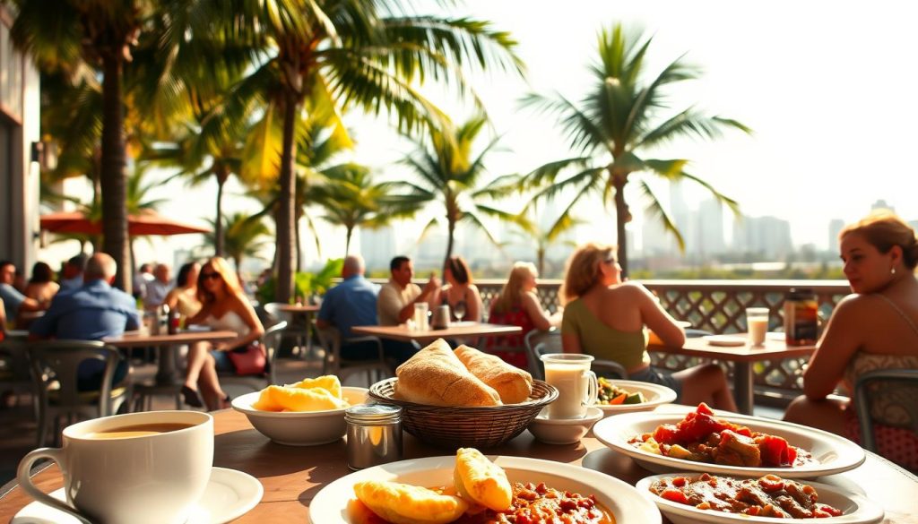 outdoor brunch options Miami