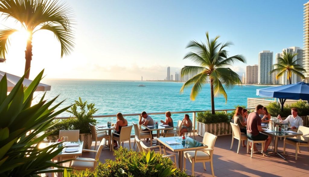 outdoor dining Miami Beach