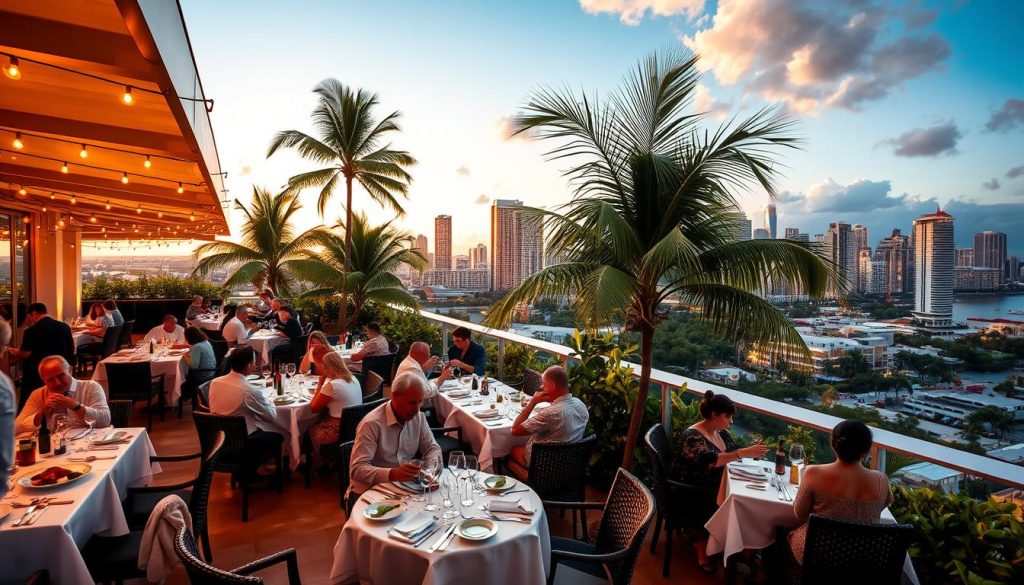 rooftop dining Miami