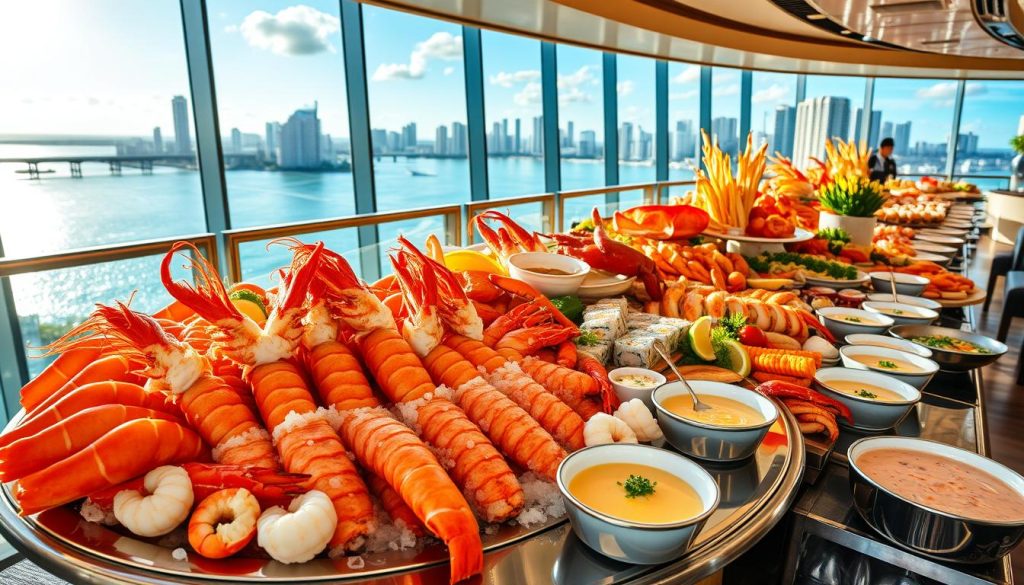 seafood buffet Miami
