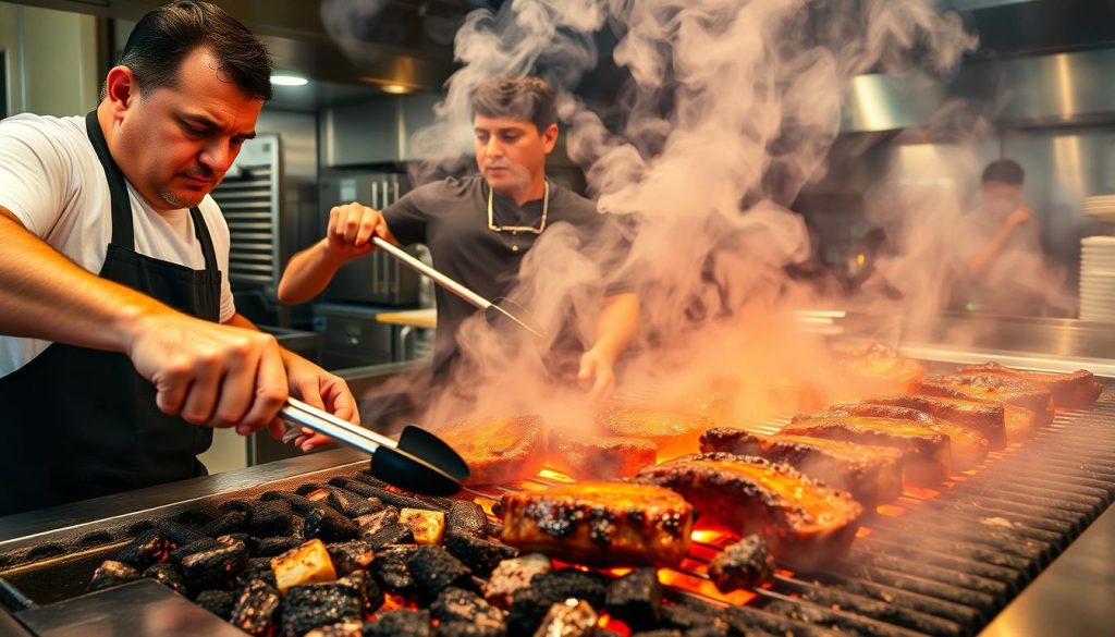skilled grillmasters