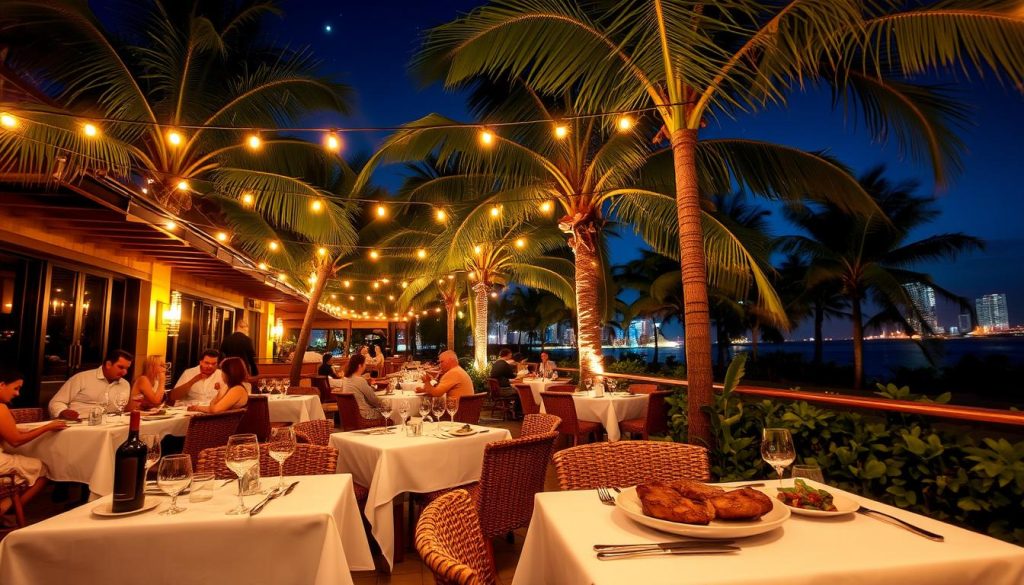 steakhouse with outdoor seating Miami