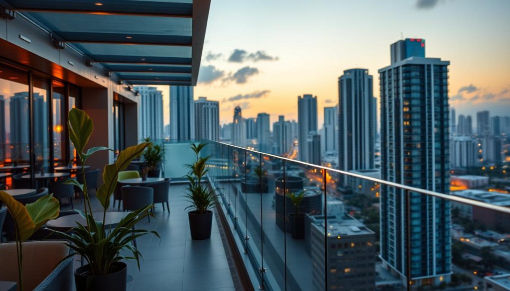 trendy rooftop dining Miami
