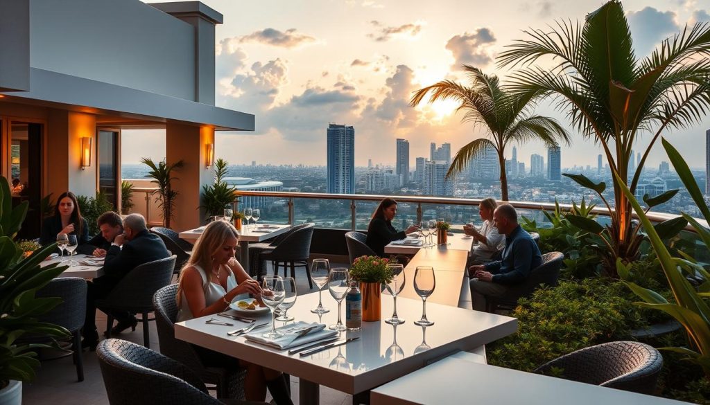 upscale rooftop restaurants Miami